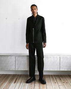 Zip Blazer Coal Twill 009 Black
