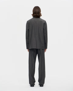 Dress Blazer Pure Wool 008 Charcoal