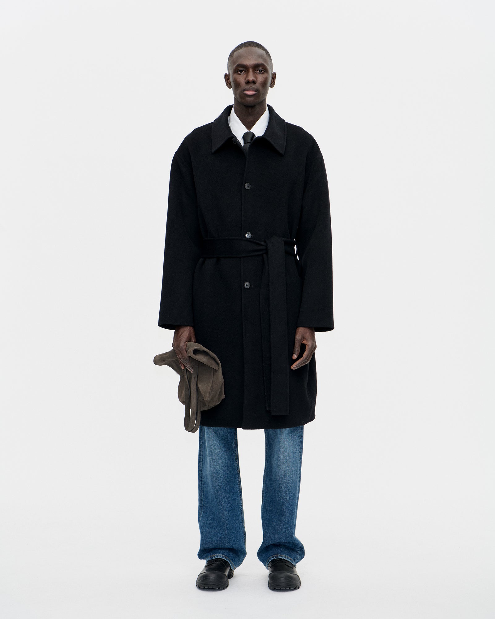 Naval Coat Woolcash 009 Black