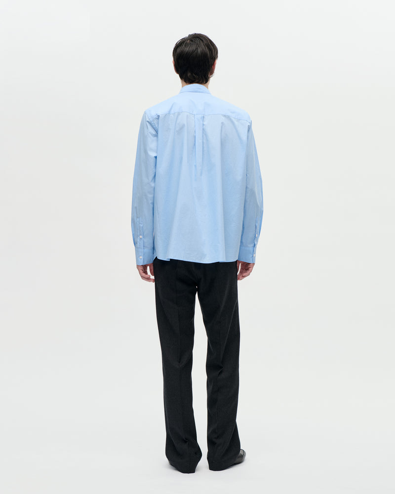 Volume Shirt Wash Cot 052 Sky Blue