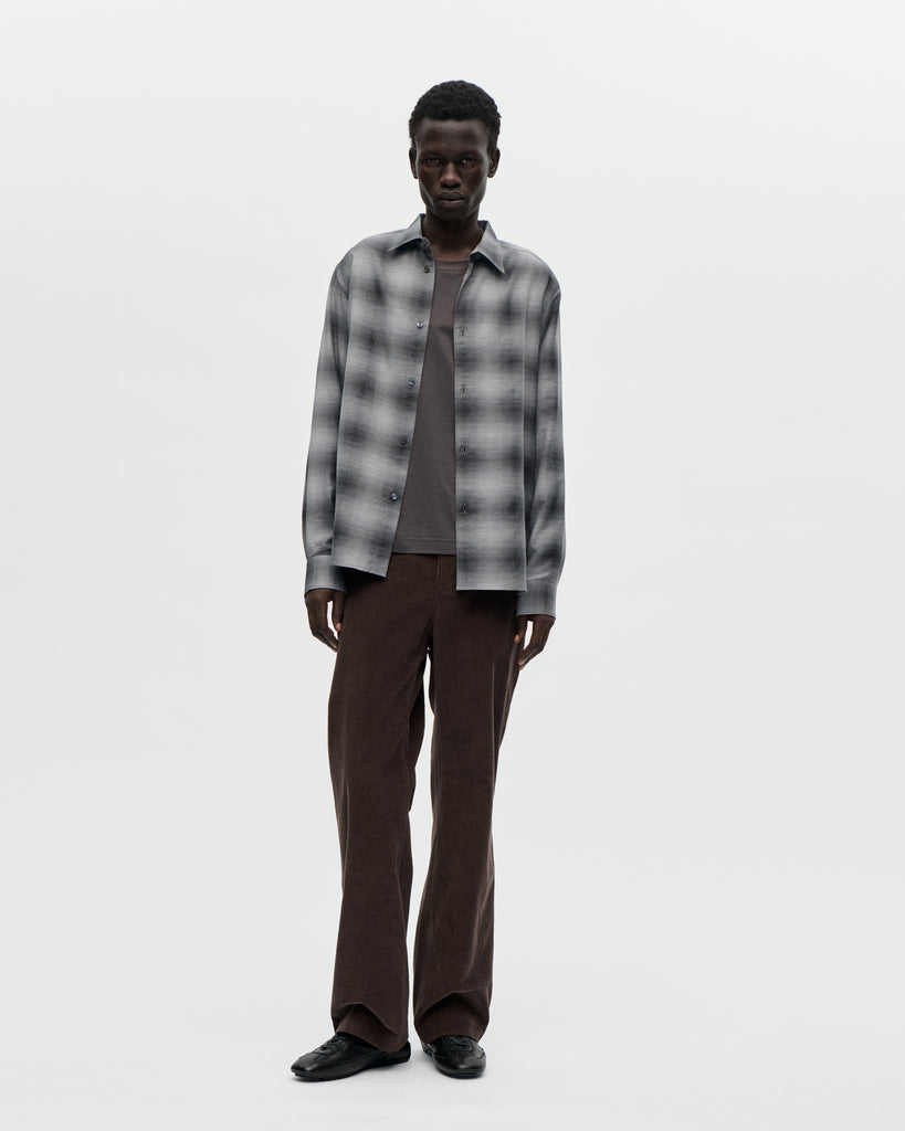 Volume Shirt Cash Check 008 Charcoal