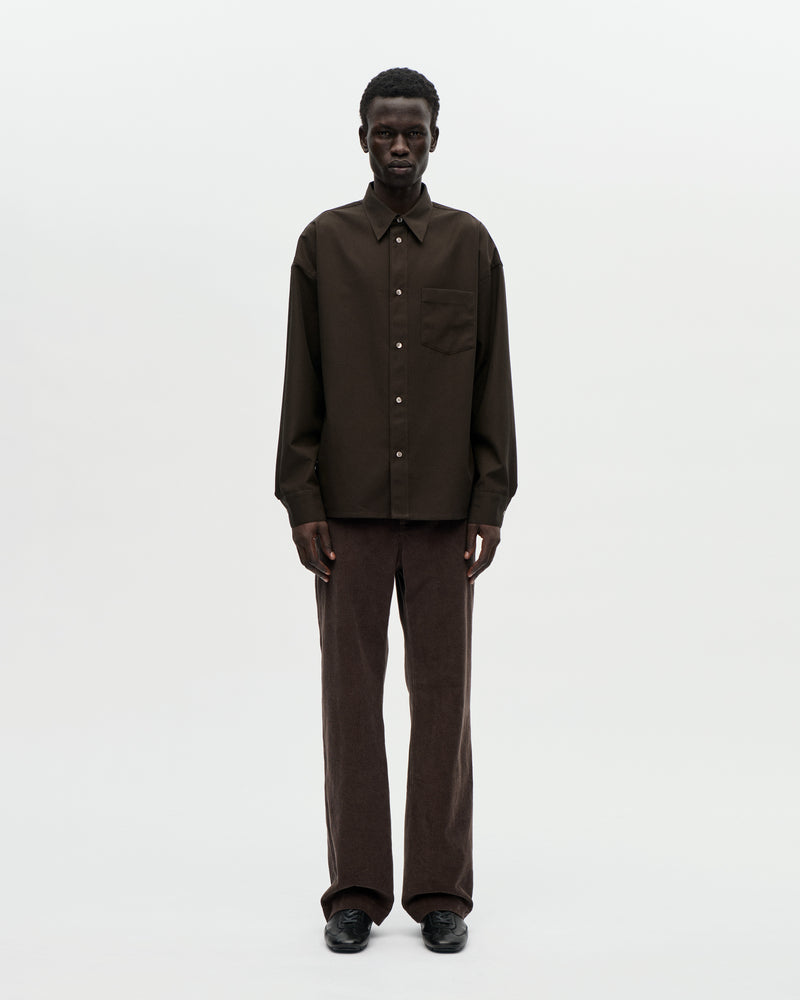 Ranch Shirt Double Cotton 084 Peat